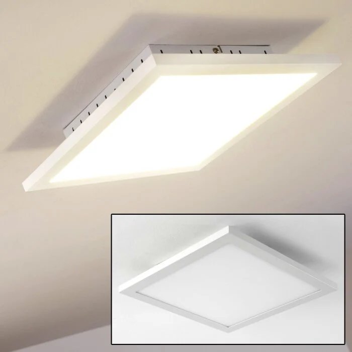 AILIK Lámpara de Techo LED Blanca, 1 luz