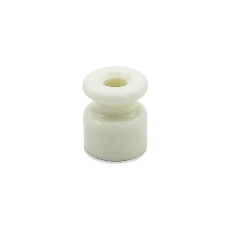Asilador porcelana blanco grande 24mm x 18mm diámetro