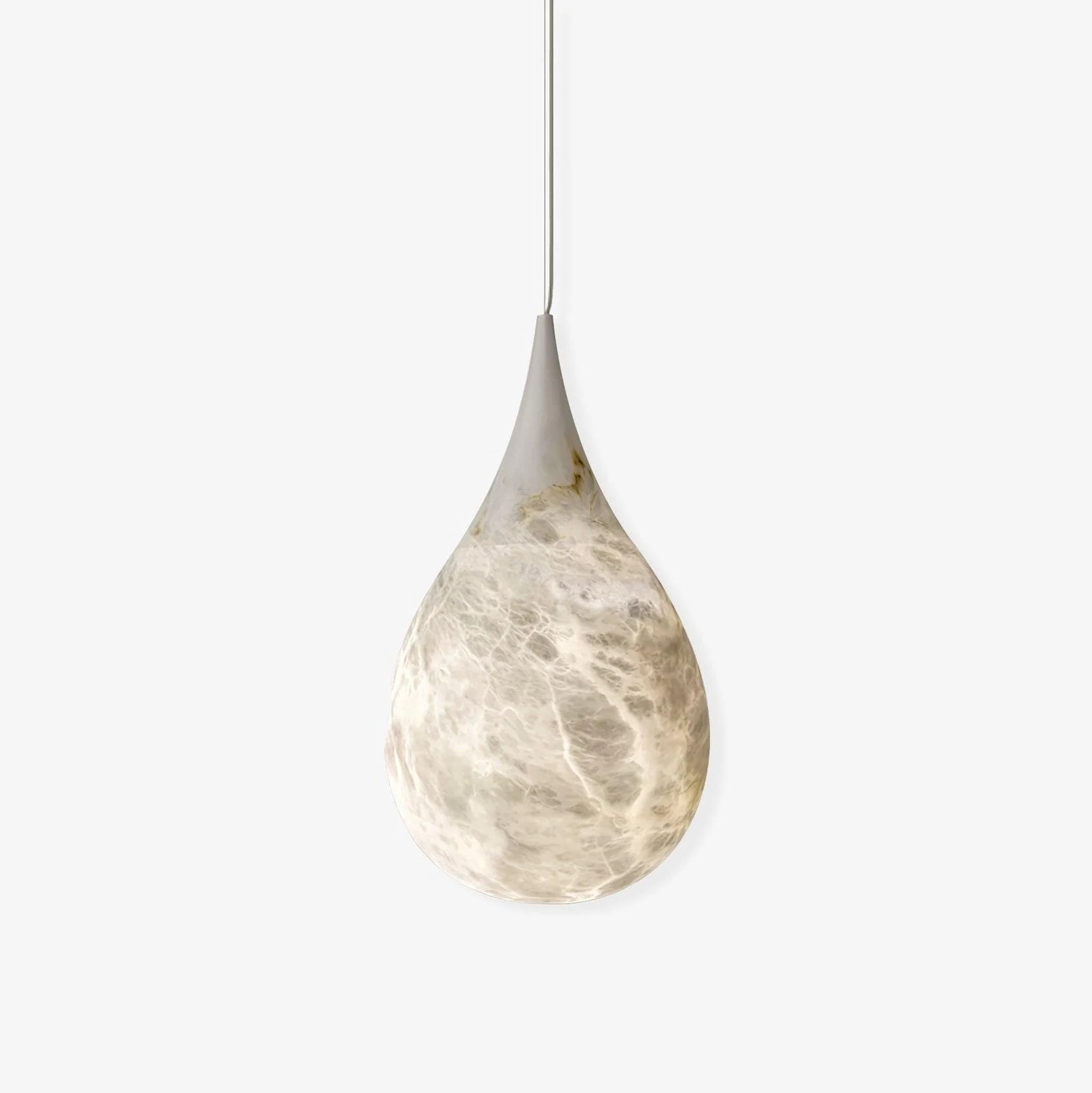 LustraLux Lámpara Colgante Blanco Moderno Mármol