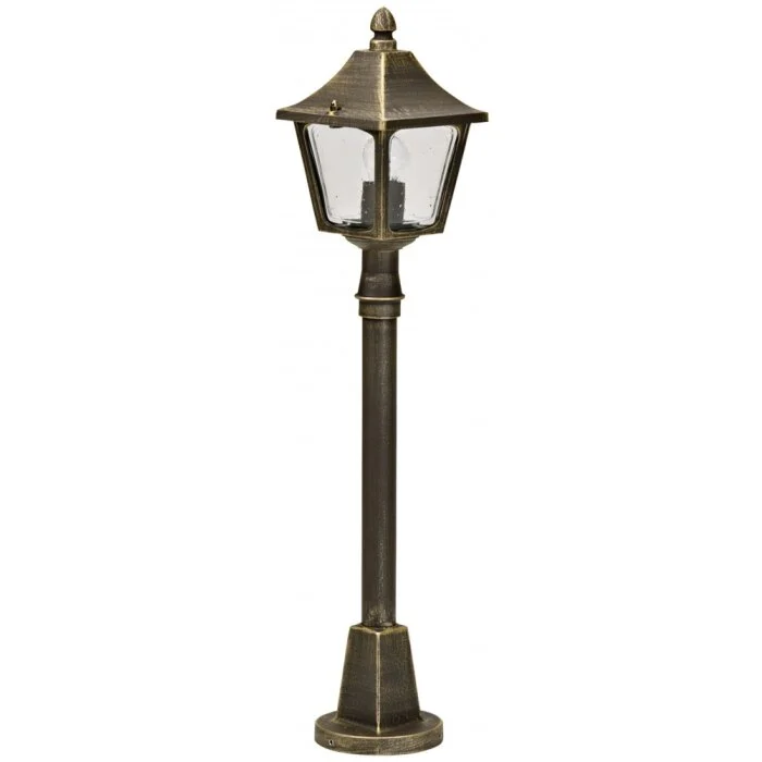 Albert 128 Aplique para exterior Marrón, Latón, 1 luz