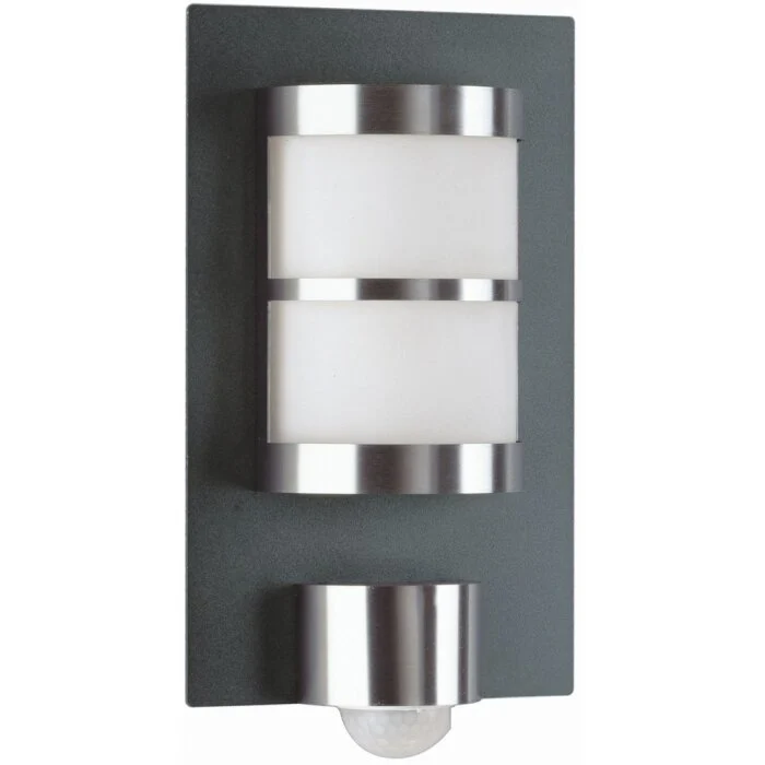 Albert 144 Aplique para exterior Antracita, 1 luz, Sensor de movimiento
