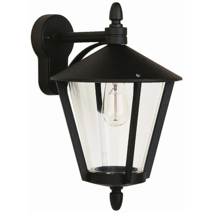 Albert 1816 Aplique para exterior Negro, 1 luz