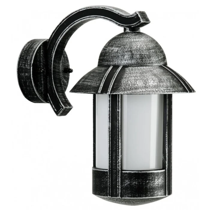 Albert 1841 Aplique para exterior Negro, Plata, 1 luz