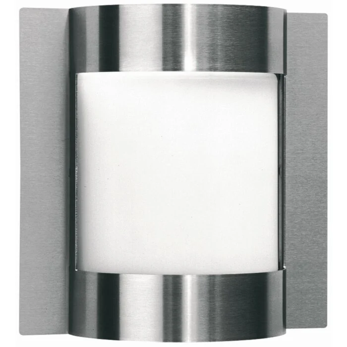 Albert 6187 Aplique para exterior Acero inoxidable, 1 luz