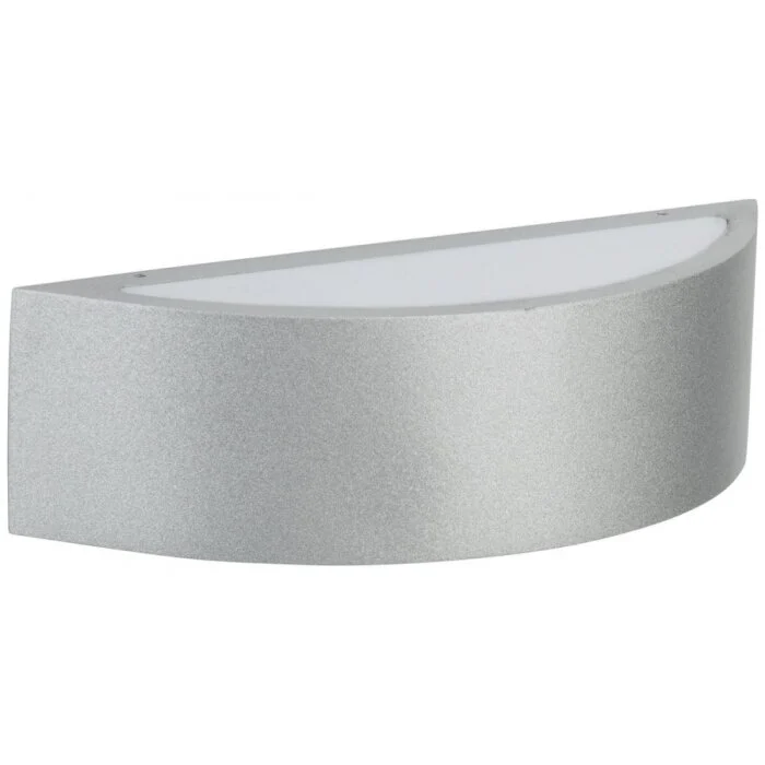 Albert 6222 Aplique para exterior Plata, 1 luz
