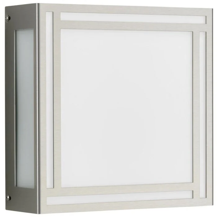 Albert 6285 Aplique para exterior Acero inoxidable, 1 luz