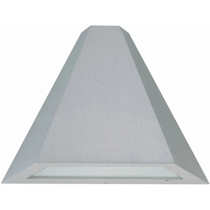 Albert 673 Aplique para exterior Plata, 1 luz