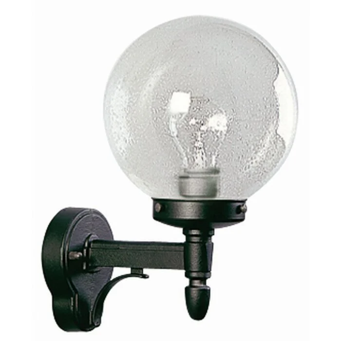 Albert 698 Aplique para exterior Negro, 1 luz