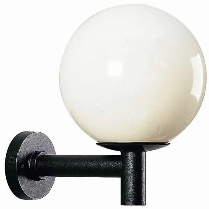 Albert 800 Aplique para exterior Negro, 1 luz