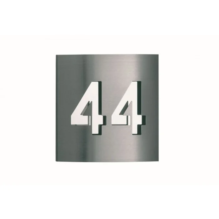 Albert 976 Número de casa Acero inoxidable