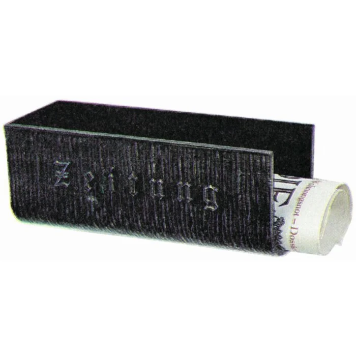 Albert Soporte de buzón Negro, Plata