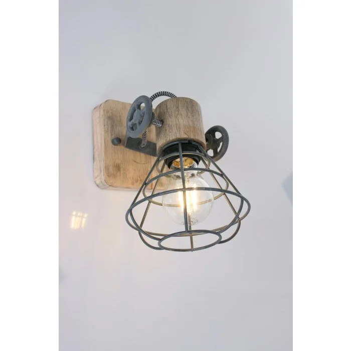 Anne Lighting ANNE Aplique Gris, 1 luz