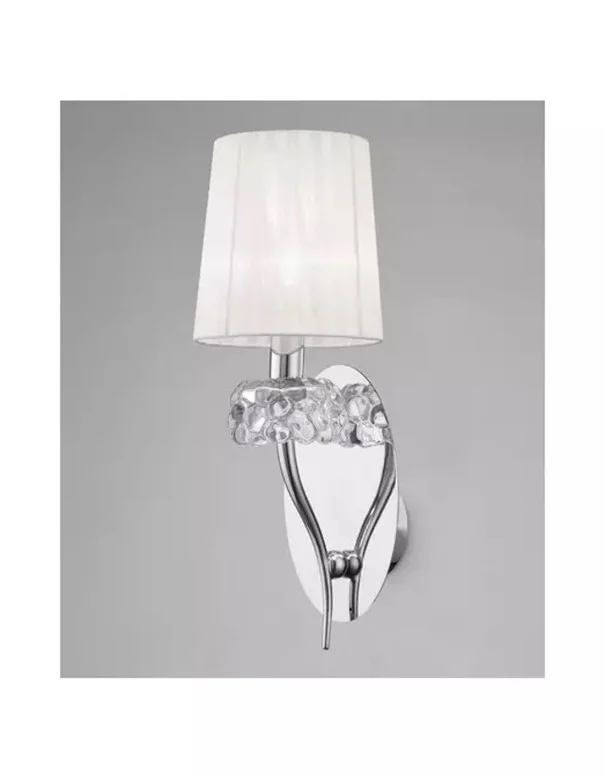 Aplique Cromo 1 Luz Loewe