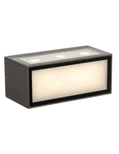 Aplique de exterior Cancun - Mantra - Lámpara rectangular con doble luz