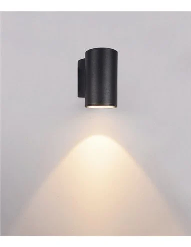Aplique de exterior Fox - Iberlamp - Lámpara de aluminio antracita