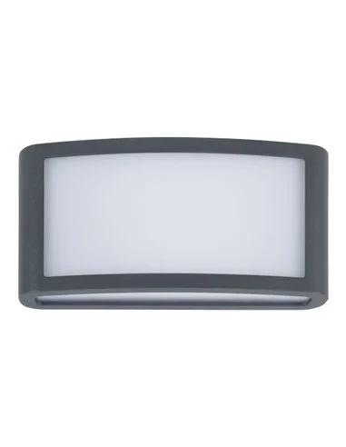 Aplique de exterior Zenitha - FORLIGHT - Lámpara de pared LED, negra