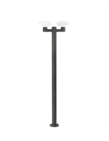Farola de exterior Blubs – Faro – Aluminio Gris oscuro, IP44