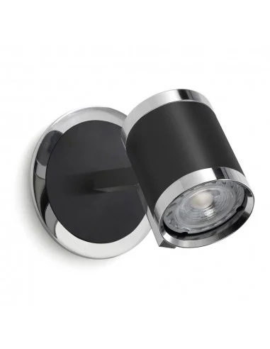 Aplique de pared negro Elke - Exo - Novolux Lighting