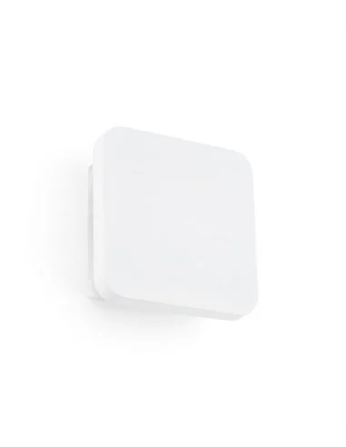 Aplique de pared Elsa – Faro – Lámpara de yeso blanco, LED 3000K