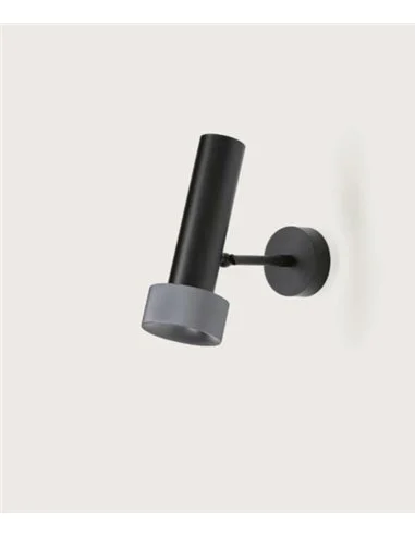Aplique de pared Focus – Aromas – Lámpara de pared de acero negra, LED 3000K