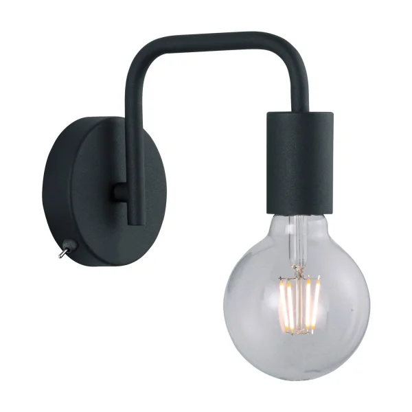 APLIQUE DE PARED GLADSTONE NEGRO