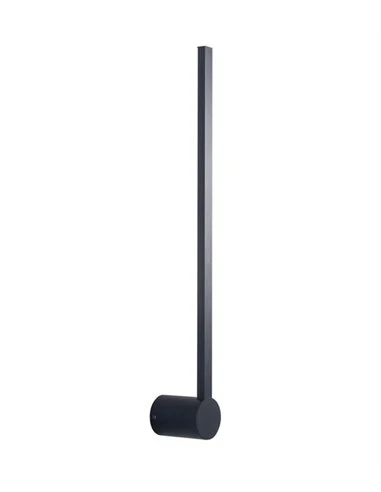 Aplique de pared Passeggio - FORLIGHT - Lámpara minimalista negra LED, IP54