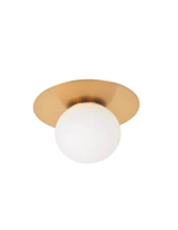 Aplique de pared tulipa de cristal