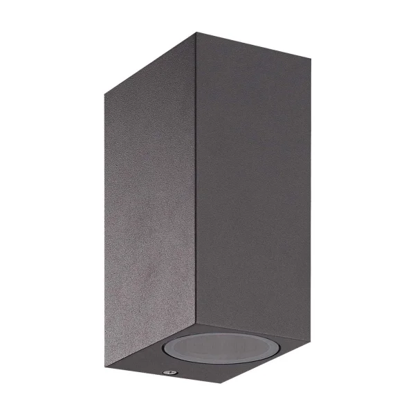 APLIQUE EXTERIOR FEROX 2 LUCES GU10 ANTRACITA