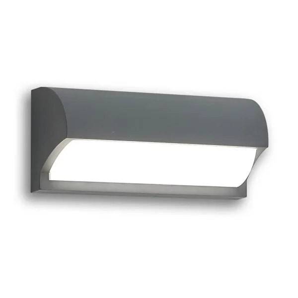 APLIQUE EXTERIOR LED 20 W 4000K IP65 GRIS CLARO PANDOREA
