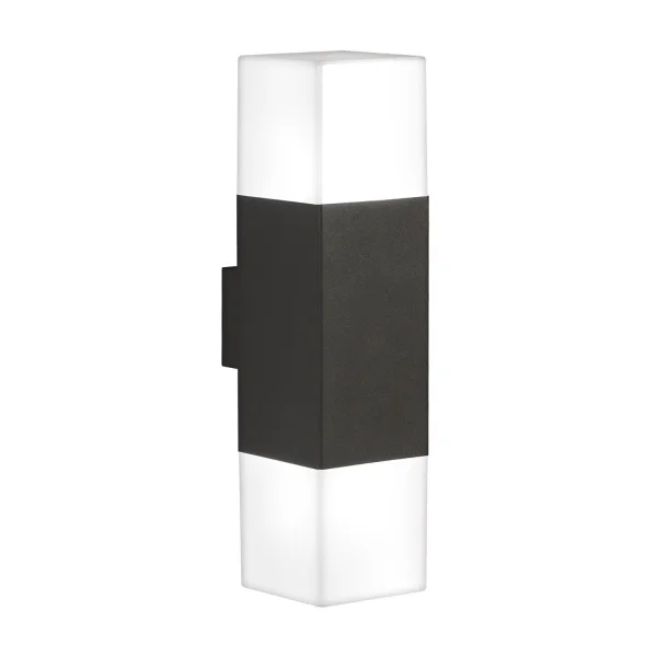 APLIQUE EXTERIOR LED BELFAST 4W E14 LUZ ARRIBA Y ABAJO ANTRACITA