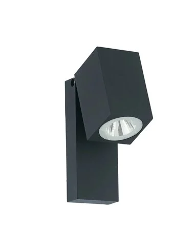 Aplique exterior SAKEDA antracita LED 5W 3000K 650lm IP44 170mm
