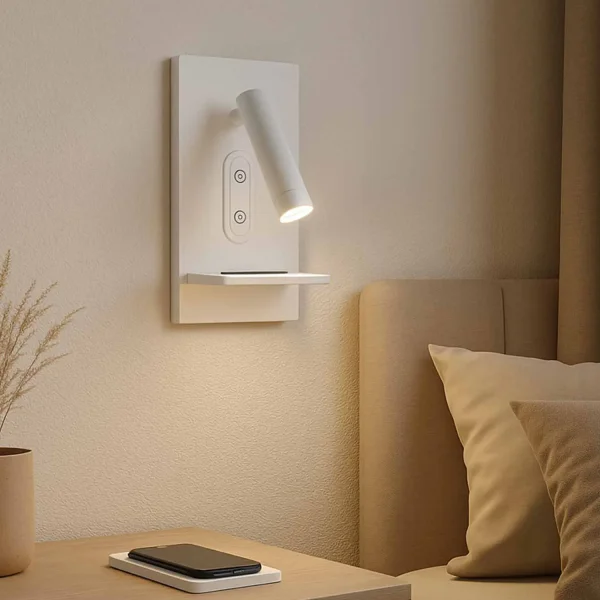 APLIQUE LED 10W 3000-6000K TÁCTIL BLANCO CARGA INALÁMBRICA MILO
