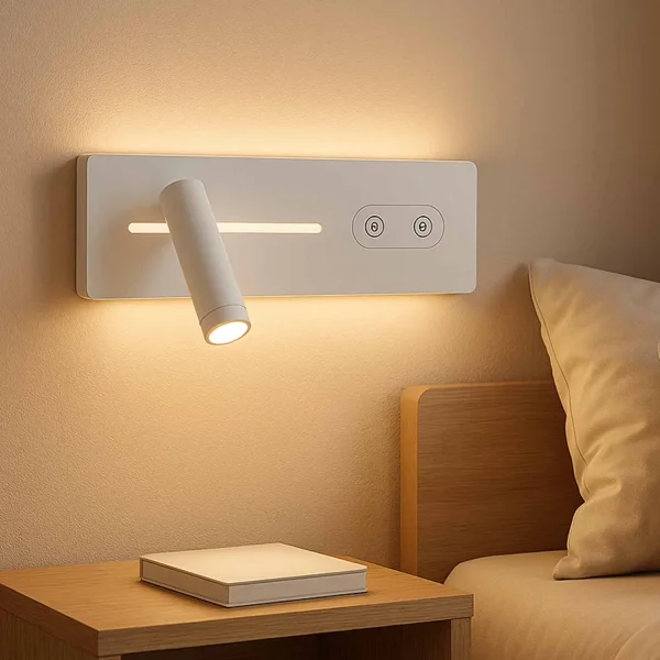 APLIQUE LED 10W REGULABLE TÁCTIL BLANCO 27,5CM SAEL