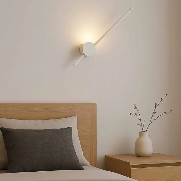APLIQUE LED 8W 3000K ACERO PINTADO BLANCO 60CM MIREA