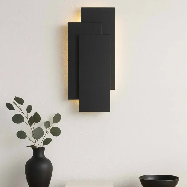 APLIQUE LED DECORATIVO 8W 3000-6000K NEGRO NOCT