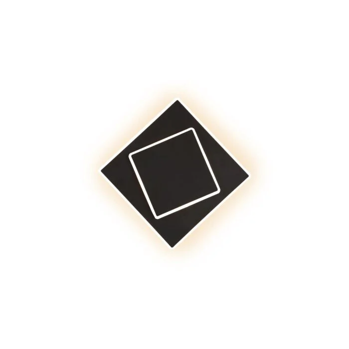 Aplique Mantra DAKLA LED Negro, 1 luz