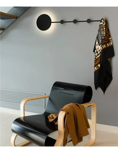 Aplique perchero Han - Faro - Lámpara de pared LED
