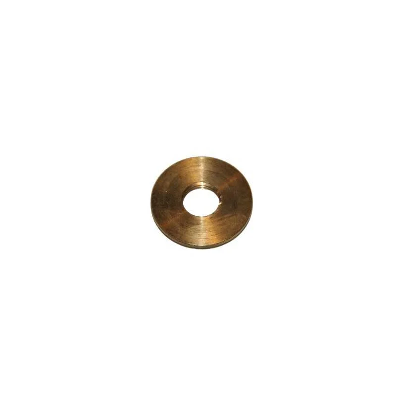 Arandela de metal latonada tipo roscado 30mm diámetro