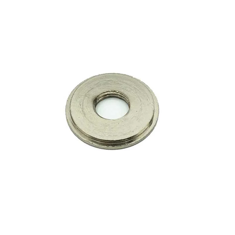 Arandela decorativa acero mate roscada 20mm diámetro