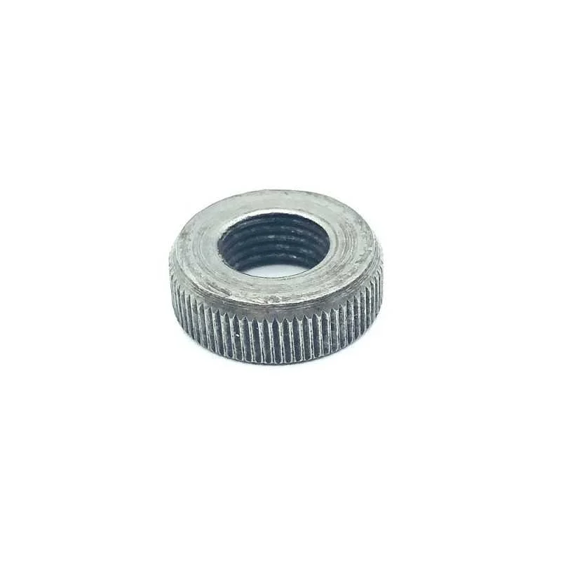 Arandela hierro roscada baja con relieve 18mm x 3,5mm