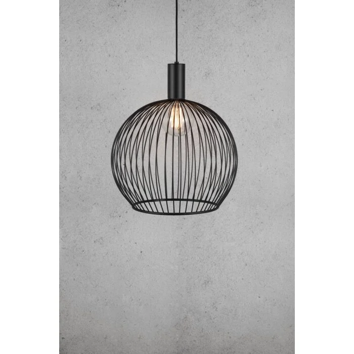AVER50 Lámpara Colgante diseñada por Nordlux Negro, 1 luz