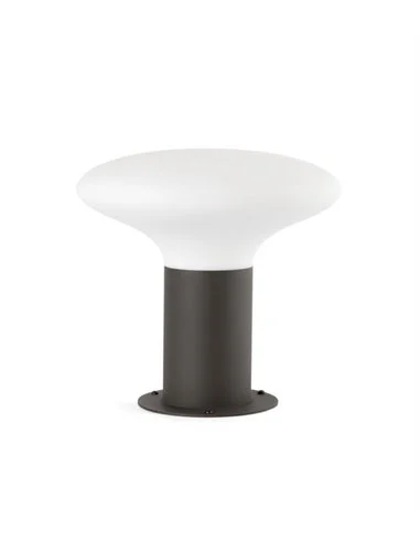 Baliza de exterior Blubs – Faro – Sobremuro E27, Gris oscuro