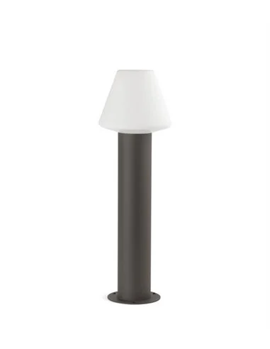 Baliza de exterior Mistu – Faro – Aluminio gris oscuro, 60 cm