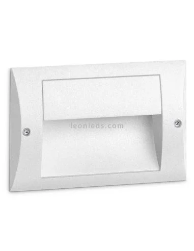 Baliza Empotrable Exterior LED Blanca Brillante 4W 3000K Lara Horizontal