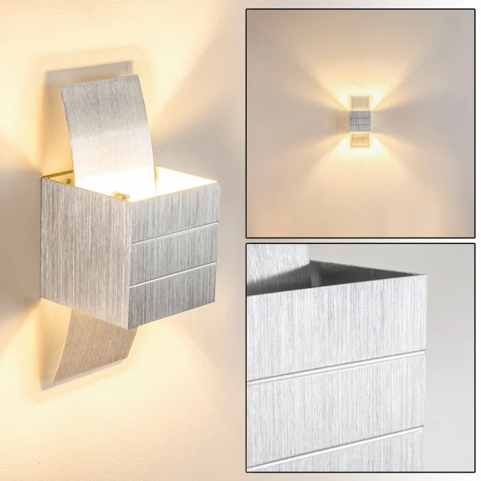 Baltimore Aplique LED Aluminio, 1 luz