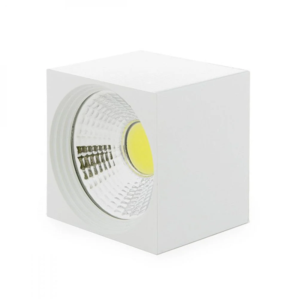 Foco Downlight LED de Superficie 3W 300Lm 6000ºK Cuadrado 40.000H [BF-MZ3002-3W-W-CW