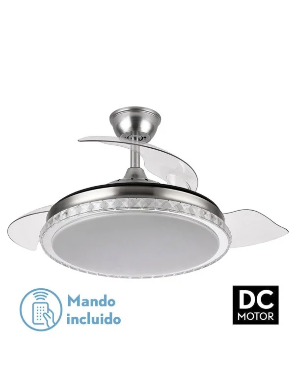 Biliku Fabrilamp Ventilador 72W Aspas Desplegables