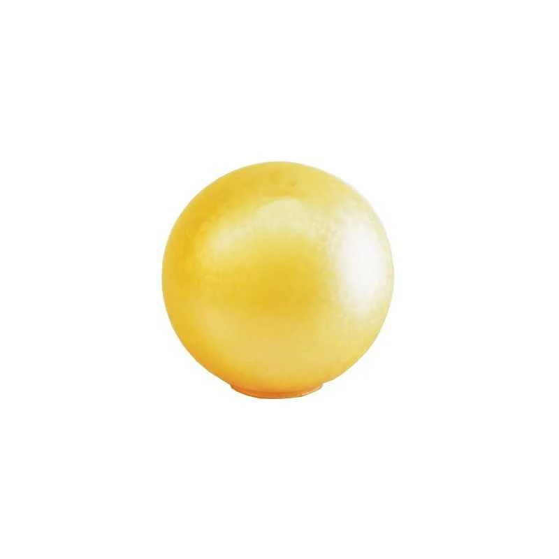Bola cristal nacarada ámbar 140mm diámetro boca 55mm