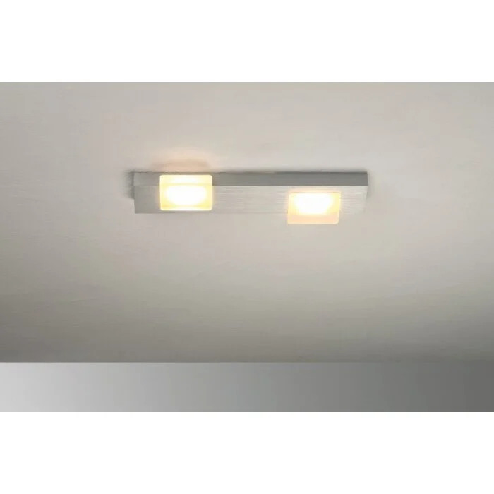 Bopp Lamina Lámpara de Techo LED Aluminio, 2 luces