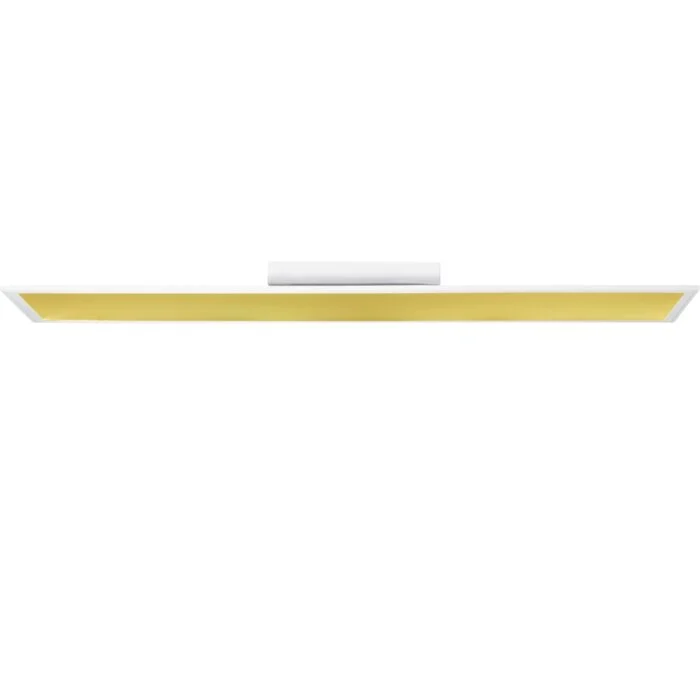 Brilliant Abie Lámpara de Techo LED Blanca, 1 luz, Mando a distancia